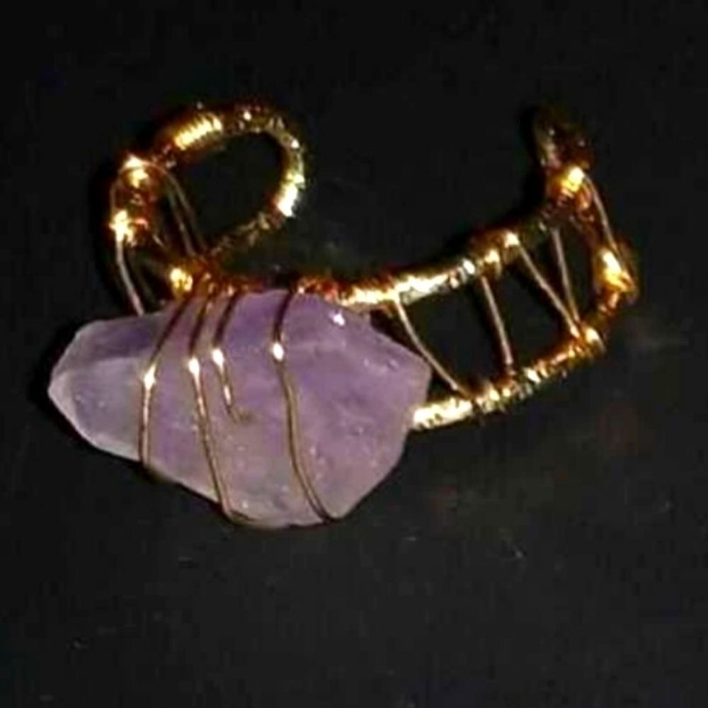 Purple EMERY ROSE STONE RING - Picture 11 of 11
